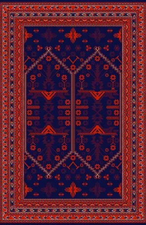Roxanne Klasik Desenli Modern Halı 6008A